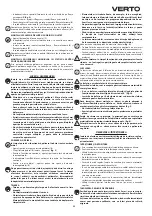 Предварительный просмотр 33 страницы VERTO 51G061 Instruction Manual