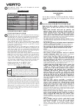 Предварительный просмотр 34 страницы VERTO 51G061 Instruction Manual