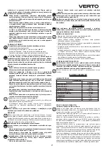 Предварительный просмотр 37 страницы VERTO 51G061 Instruction Manual