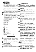 Предварительный просмотр 40 страницы VERTO 51G061 Instruction Manual