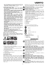 Предварительный просмотр 47 страницы VERTO 51G061 Instruction Manual