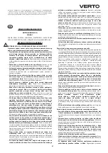 Предварительный просмотр 61 страницы VERTO 51G061 Instruction Manual