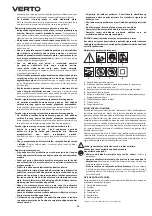 Предварительный просмотр 62 страницы VERTO 51G061 Instruction Manual