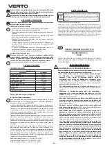 Предварительный просмотр 64 страницы VERTO 51G061 Instruction Manual