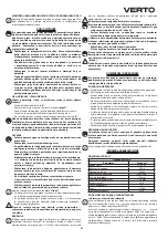 Предварительный просмотр 67 страницы VERTO 51G061 Instruction Manual