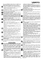 Предварительный просмотр 71 страницы VERTO 51G061 Instruction Manual