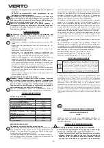 Предварительный просмотр 72 страницы VERTO 51G061 Instruction Manual