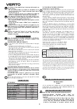 Предварительный просмотр 80 страницы VERTO 51G061 Instruction Manual