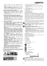 Preview for 53 page of VERTO 51G091 Instruction Manual