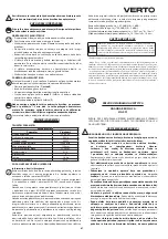 Preview for 67 page of VERTO 51G091 Instruction Manual