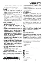 Предварительный просмотр 17 страницы VERTO 51G096 Instruction Manual