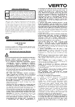 Предварительный просмотр 31 страницы VERTO 51G096 Instruction Manual