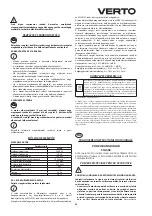 Предварительный просмотр 35 страницы VERTO 51G096 Instruction Manual