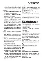 Предварительный просмотр 37 страницы VERTO 51G096 Instruction Manual