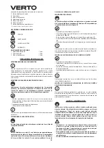 Предварительный просмотр 38 страницы VERTO 51G096 Instruction Manual