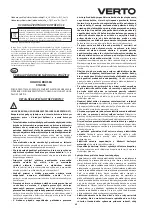 Предварительный просмотр 45 страницы VERTO 51G096 Instruction Manual