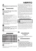 Предварительный просмотр 49 страницы VERTO 51G096 Instruction Manual