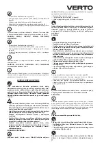 Предварительный просмотр 57 страницы VERTO 51G096 Instruction Manual