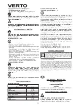 Предварительный просмотр 58 страницы VERTO 51G096 Instruction Manual