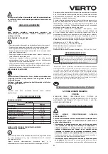 Предварительный просмотр 67 страницы VERTO 51G096 Instruction Manual