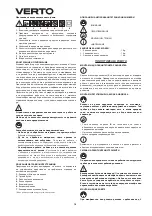 Предварительный просмотр 70 страницы VERTO 51G096 Instruction Manual