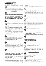 Предварительный просмотр 76 страницы VERTO 51G096 Instruction Manual