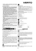 Предварительный просмотр 79 страницы VERTO 51G096 Instruction Manual