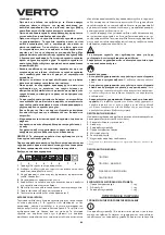 Предварительный просмотр 84 страницы VERTO 51G096 Instruction Manual