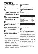 Preview for 8 page of VERTO 51G098 Instruction Manual