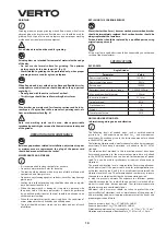 Preview for 14 page of VERTO 51G098 Instruction Manual