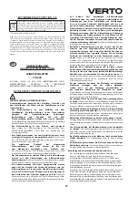 Preview for 15 page of VERTO 51G098 Instruction Manual