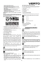 Preview for 17 page of VERTO 51G098 Instruction Manual