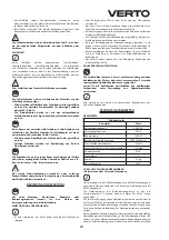 Preview for 19 page of VERTO 51G098 Instruction Manual