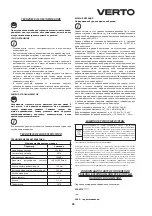 Preview for 25 page of VERTO 51G098 Instruction Manual