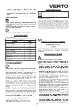 Preview for 55 page of VERTO 51G098 Instruction Manual