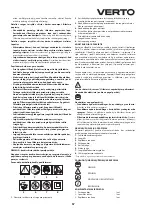 Preview for 57 page of VERTO 51G098 Instruction Manual