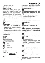 Preview for 77 page of VERTO 51G098 Instruction Manual