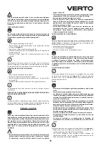 Preview for 93 page of VERTO 51G098 Instruction Manual