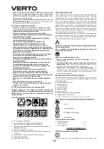 Preview for 102 page of VERTO 51G098 Instruction Manual