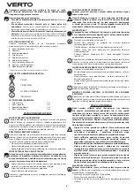 Предварительный просмотр 8 страницы VERTO 51G203 Instruction Manual