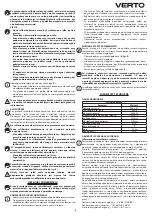 Предварительный просмотр 9 страницы VERTO 51G203 Instruction Manual