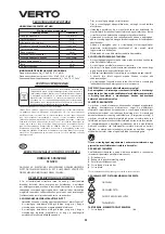 Preview for 12 page of VERTO 51G320 Instruction Manual