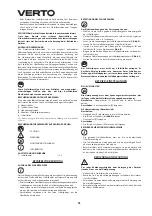 Предварительный просмотр 16 страницы VERTO 51G320 Instruction Manual