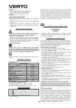 Предварительный просмотр 20 страницы VERTO 51G320 Instruction Manual