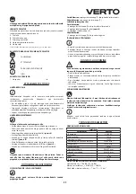 Предварительный просмотр 21 страницы VERTO 51G320 Instruction Manual