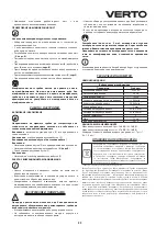 Предварительный просмотр 23 страницы VERTO 51G320 Instruction Manual