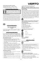 Предварительный просмотр 27 страницы VERTO 51G320 Instruction Manual