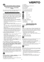 Preview for 15 page of VERTO 51G750 Instruction Manual