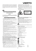 Предварительный просмотр 25 страницы VERTO 52G057 Instruction Manual