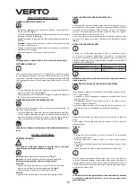 Предварительный просмотр 26 страницы VERTO 52G057 Instruction Manual